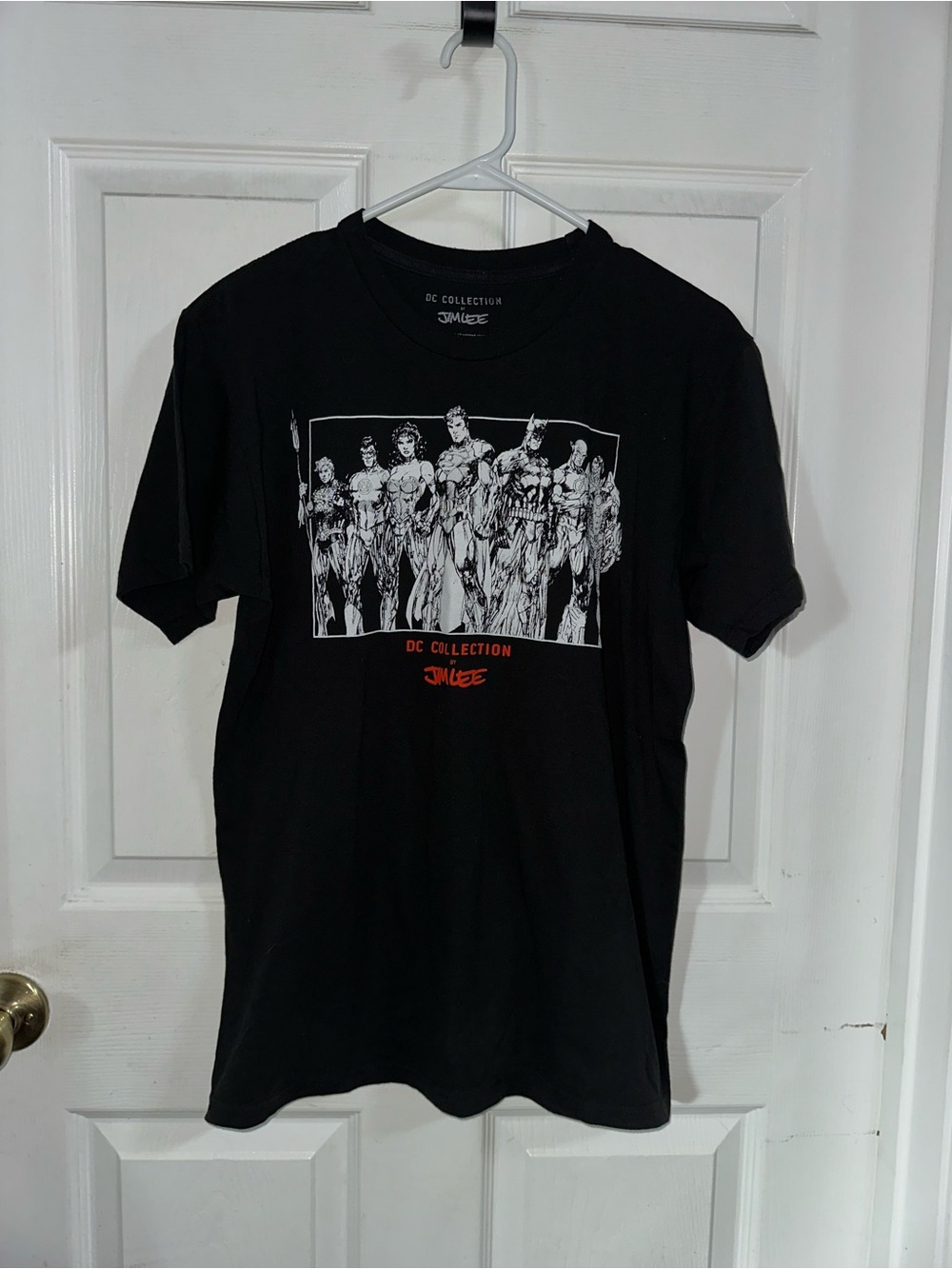DC Collection By Jim Lee Justice League Men's Shirt Size Medium- Black